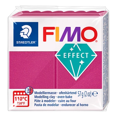 Plastilină care se întărește la coacere  FIMO Effect, 57 g - visiniu metalic (8010-21)