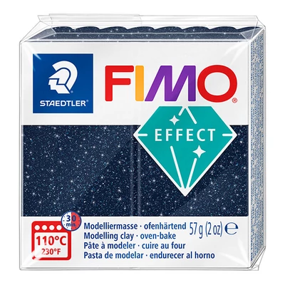 FIMO EFFECT plastilină care se întărește la coacere , 57 g - albastru galaxie (8010-352)