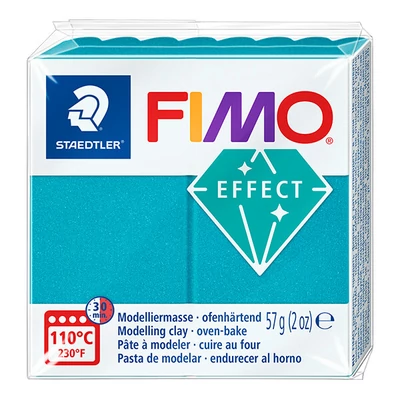 Plastilină care se întărește la coacere  FIMO Effect, 57 g - turcoaz metalic (8010-36)