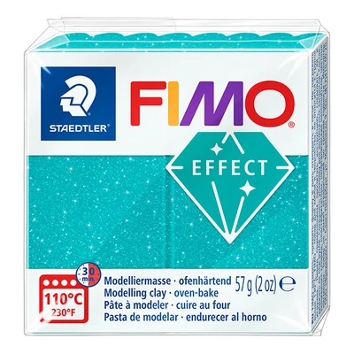 FIMO EFFECT plastilină care se întărește la coacere , 57 g - turcoaz galaxie (8010-392)