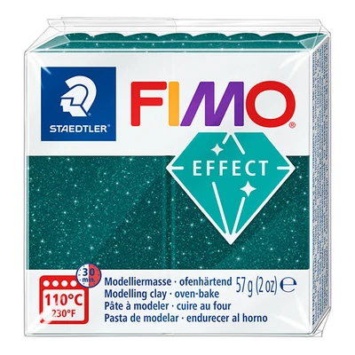 FIMO EFFECT plastilină care se întărește la coacere , 57 g - verde galaxie (8010-562)