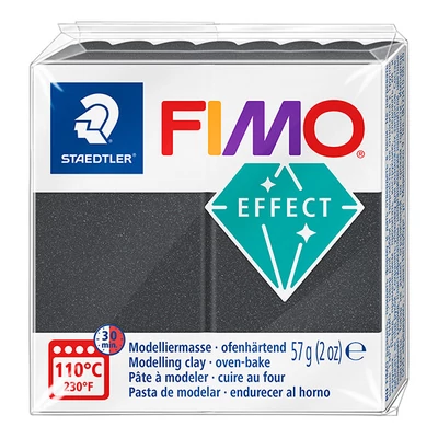 FIMO EFFECT plastilină care se întărește la coacere , 57 g - gri otel metalic (8010-91)