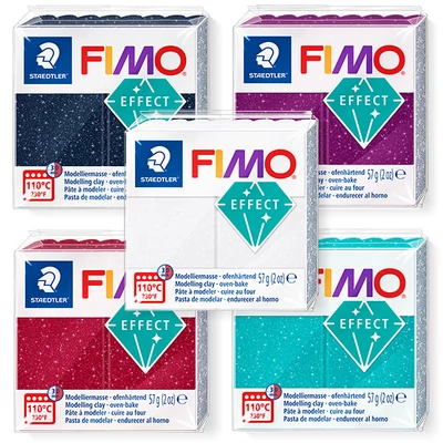 FIMO EFFECT plastilină care se întărește la coacere , galaxie - in diverse culori