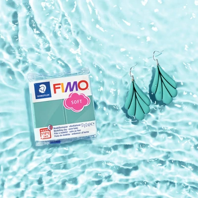 Plastilină FIMO SOFT care se întărește la coacere , 57 g - ocean wave (8020-T36) 2024