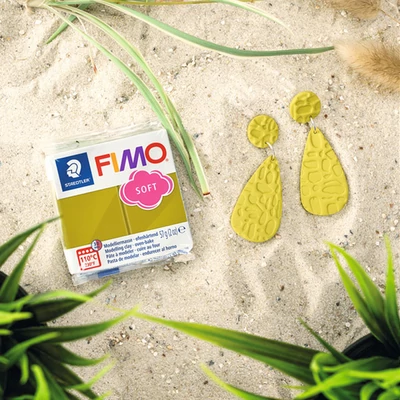 Plastilină FIMO SOFT care se întărește la coacere , 57 g - iarba de plaja (8020-T51) 2024