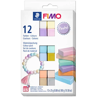 Set plastilină FIMO Soft Color Pack, 12x25 g - Pastel Colors
