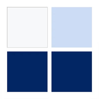 Set plastilină Fimo Soft care se întărește  la coacere, 4x25 g - Design blugi, design denim