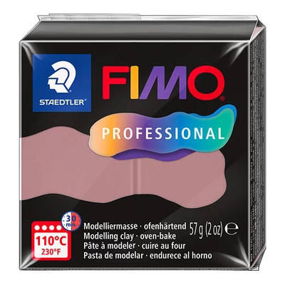FIMO Professional Plastilină care se întărește la coacere , 57 g - dusty pink (8040-20)