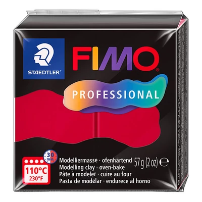 FIMO Professional Plastilină care se întărește la coacere , 57 g - carmin, carmina (8040-29)