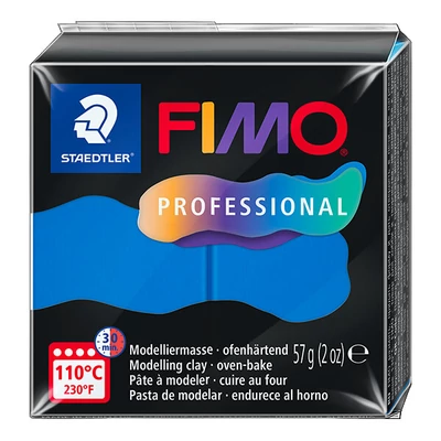 FIMO Professional Plastilină care se întărește la coacere , 57 g - albastru, blue (8040-300)