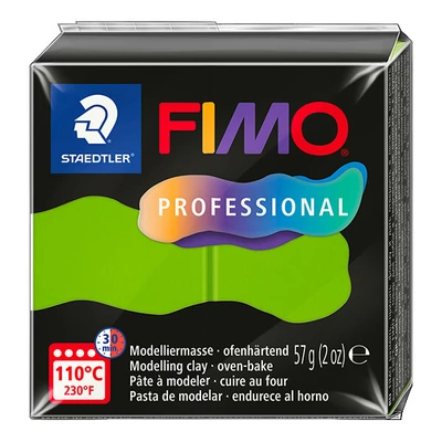 FIMO Professional Plastilină care se întărește la coacere , 57 g - verde deschis, light green (8040-51)