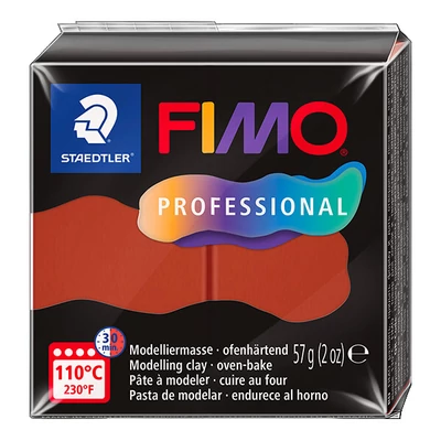 FIMO Professional Plastilină care se întărește la coacere , 57 g - teracotă, terracotta (8040-74)