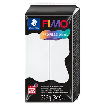 FIMO Professional plastilină care se întărește la coacere, 226 g - alb (8042-0)