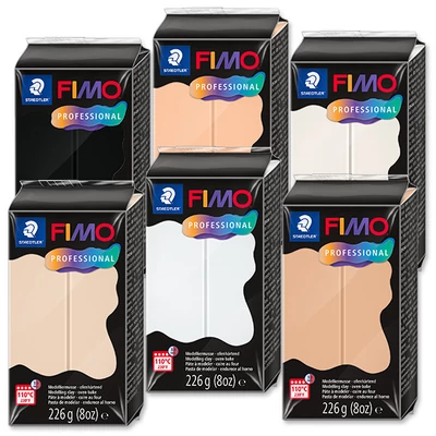 FIMO Professional plastilină care se întărește la coacere, 226 g - în culori diverse