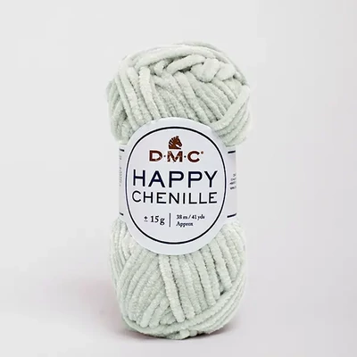 Fire de chenille DMC Happy Chenille pentru amigurumi, 15 g - 11, gri perlat
