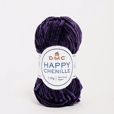 Fire de chenille DMC Happy Chenille pentru amigurumi, 15 g - 33, violet de vinete