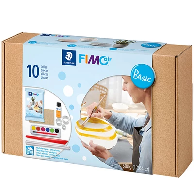 FIMO Air Basic Set plastilină, 500 g cu accesorii