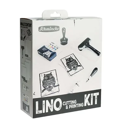 Set pentru linogravură și tipărire Schmincke
