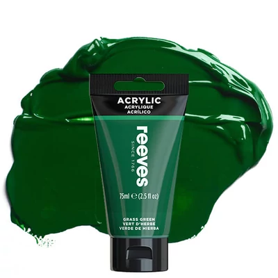 Reeves culori acrilice, 75 ml - grass green
