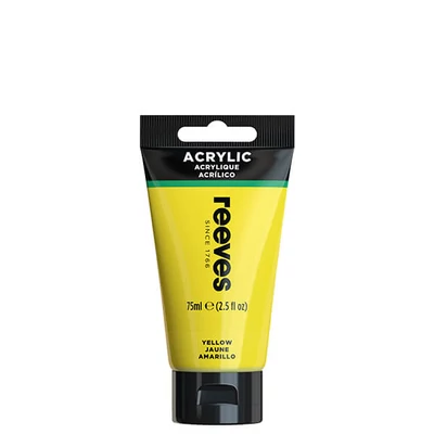 Reeves culori acrilice, 75 ml - yellow