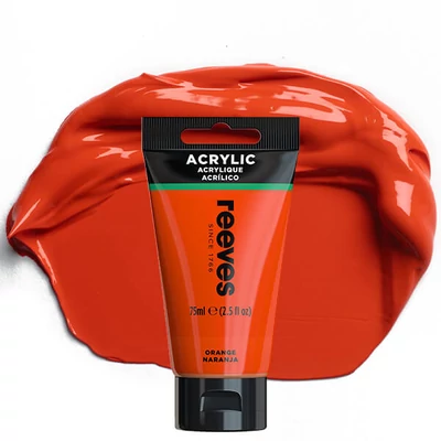 Reeves culori acrilice, 75 ml - orange