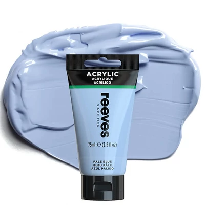 Reeves culori acrilice, 75 ml - pale blue