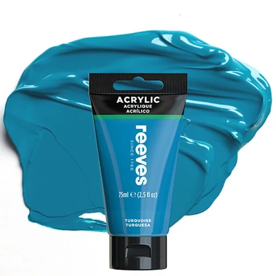 Reeves culori acrilice, 75 ml - turquoise