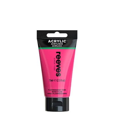 Reeves culori acrilice, 75 ml - fluorescent pink
