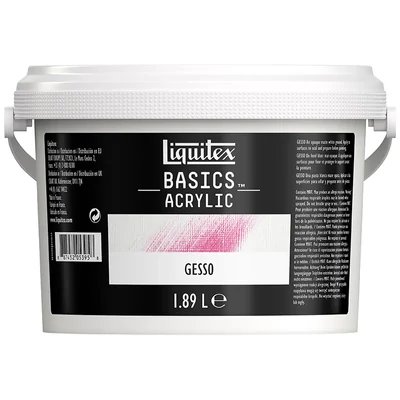Liquitex Basics Gesso grund, 1,89 l - alb