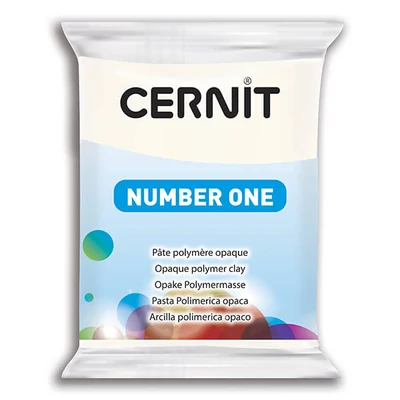 Cernit N1. plastilină cu uscare prin coacere , 56 g - alb (027)