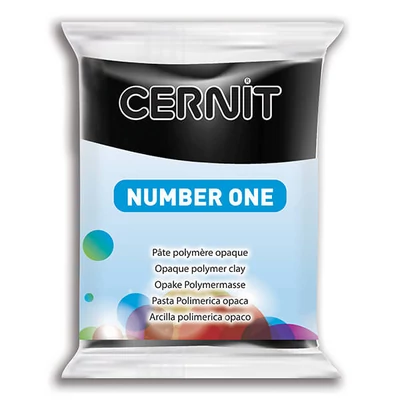 Cernit N1. plastilină cu uscare prin coacere , 56 g - negru (100)