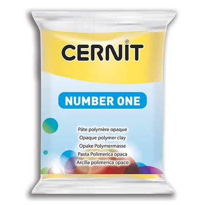 Cernit N1. plastilină cu uscare prin coacere , 56 g - galben (700)