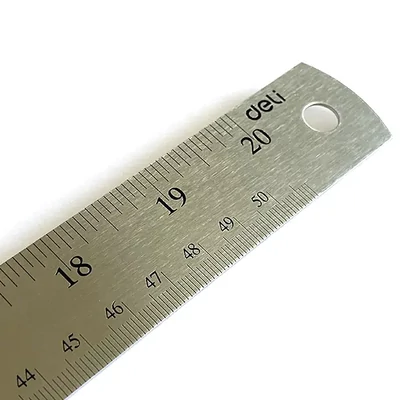 DELI rigla din oțel - 50 cm, 20 inch