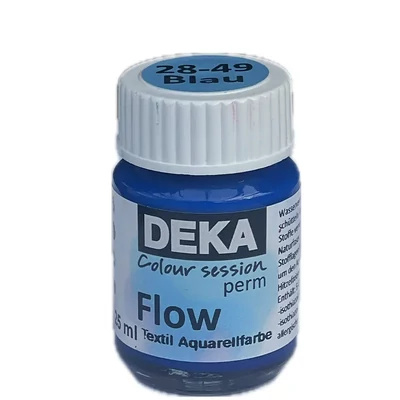 Vopsea textilă Deka PermFlow cu efect de acuarelă - 49 albastru