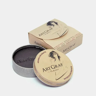 Grafit acuarelă ArtGraf într-o cutie metalică - 20 g