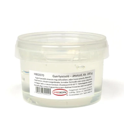 Jeleu de lumânări - transparent, 200 g