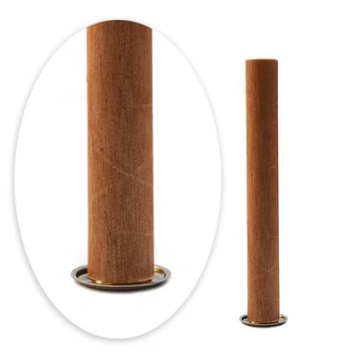 Fitil din lemn rotund, 12 cm, 1 buc
