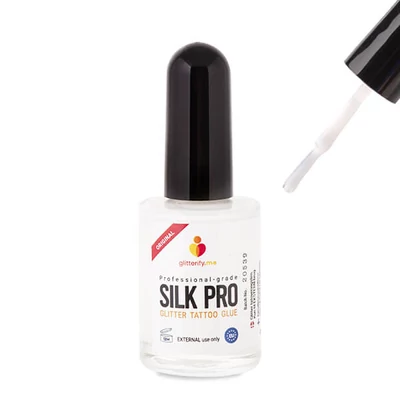 Adeziv pentru tatuaje cu sclipici Silk Pro, 16 ml