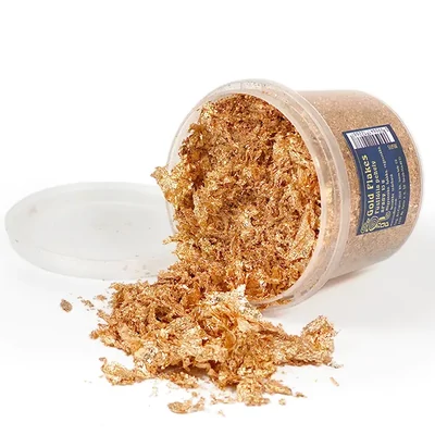 Fulgi de aur folie de fum, Gold Flakes, 15 g