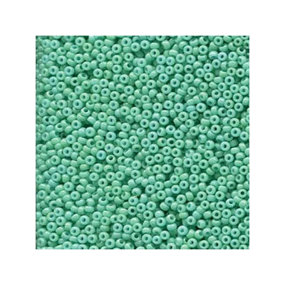 Mărgele de sticlă japoneză Miyuki, mărgele rocailles 11/0 - Duracoat Opaque Dyed Turquoise