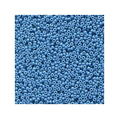 Mărgele de sticlă japoneză Miyuki, mărgele rocailles 11/0 - Duracoat Opaque Dyed Dark Blue