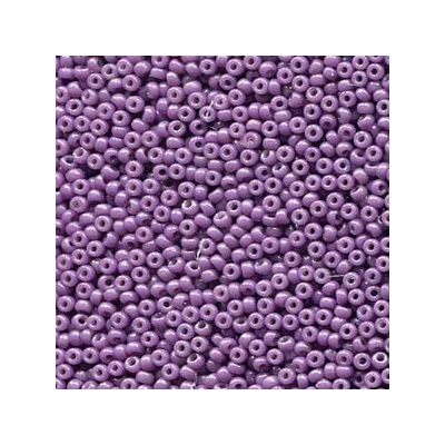 Mărgele de sticlă japoneză Miyuki, mărgele rocailles 11/0 - Duracoat Opaque Dyed Dark Purple