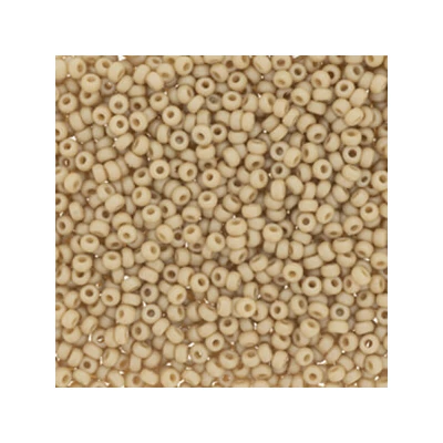 Mărgele de sticlă japoneză Miyuki, mărgele rocailles 11/0 - Frost Opaque Glaze Rainbow Ivory