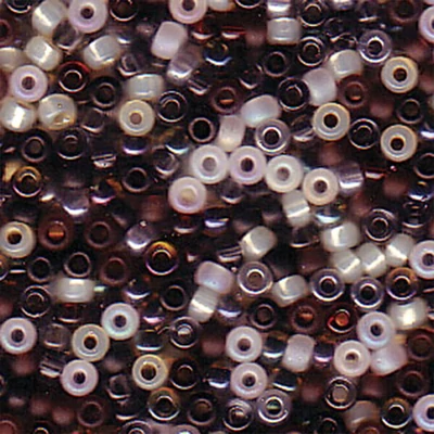 Mărgele de sticlă japoneze Miyuki, mărgele rocailles 11/0 - Mix Pebblestone