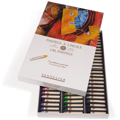 Sennelier Artist’ Oil Pastel set de pasteluri uleioase, 72 buc.