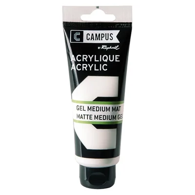 Campus mediu gel mat pentru culori acrilice, 100 ml