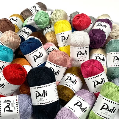 Puli pamut fonal, 50 g - különféle színekben