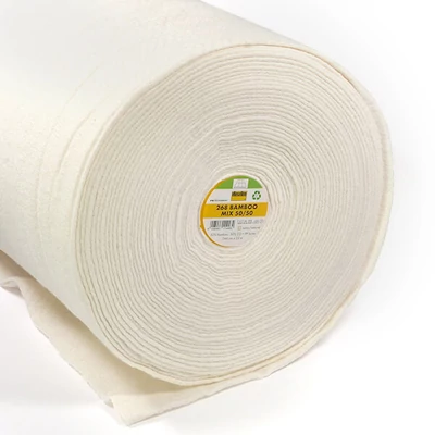 Vlieseline 268 53616399 – pătură vlies, 244 cm lățime, bamboo mix, bambus și bumbac