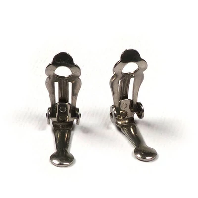 Bază pentru cercei, clip, 16 mm - otel inoxidabil