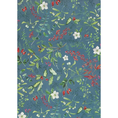 Hârtie de decoupage Tassotti - plante de Crăciun